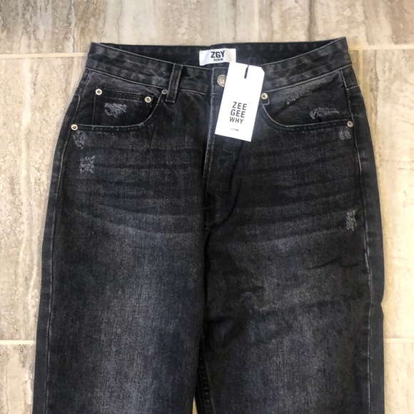 NWT ZGY Denim STRAIGHT UP JEAN - ASHES TO ASHES Size 27 - Picture 3 of 17